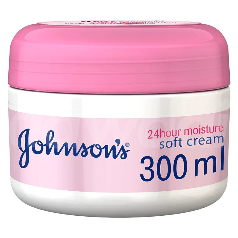 Al Minhas Collection Johnson’s 24 Hour Moisture Soft Cream White Women
