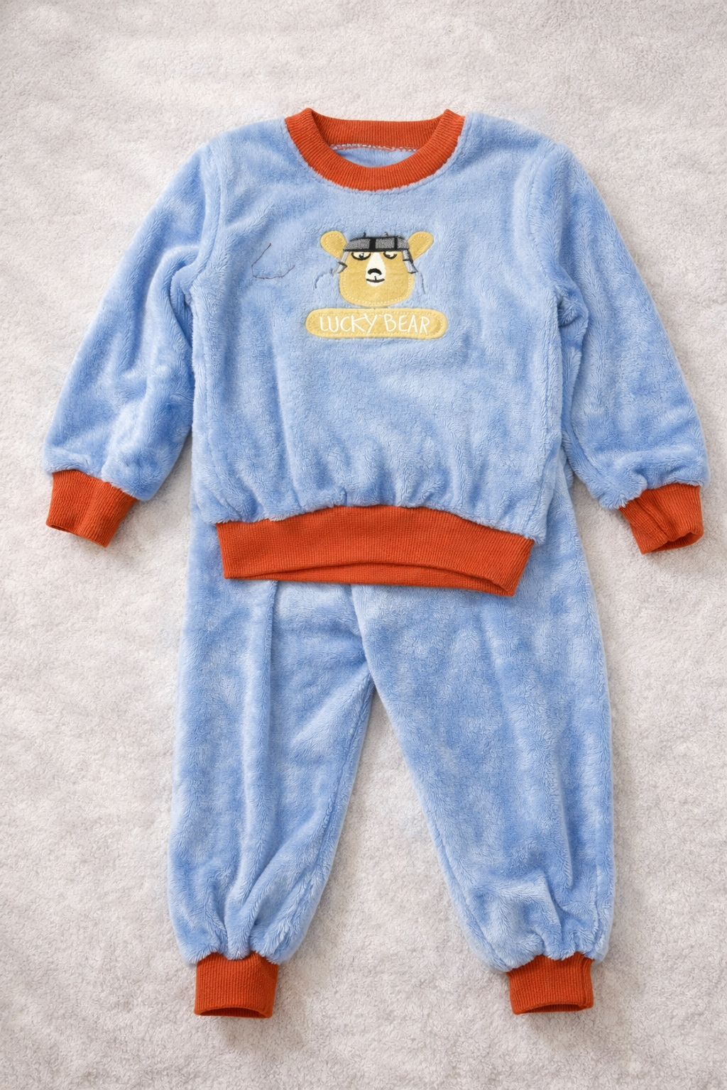 Al Minhas Collection Blue Bear Suit Blue Kids