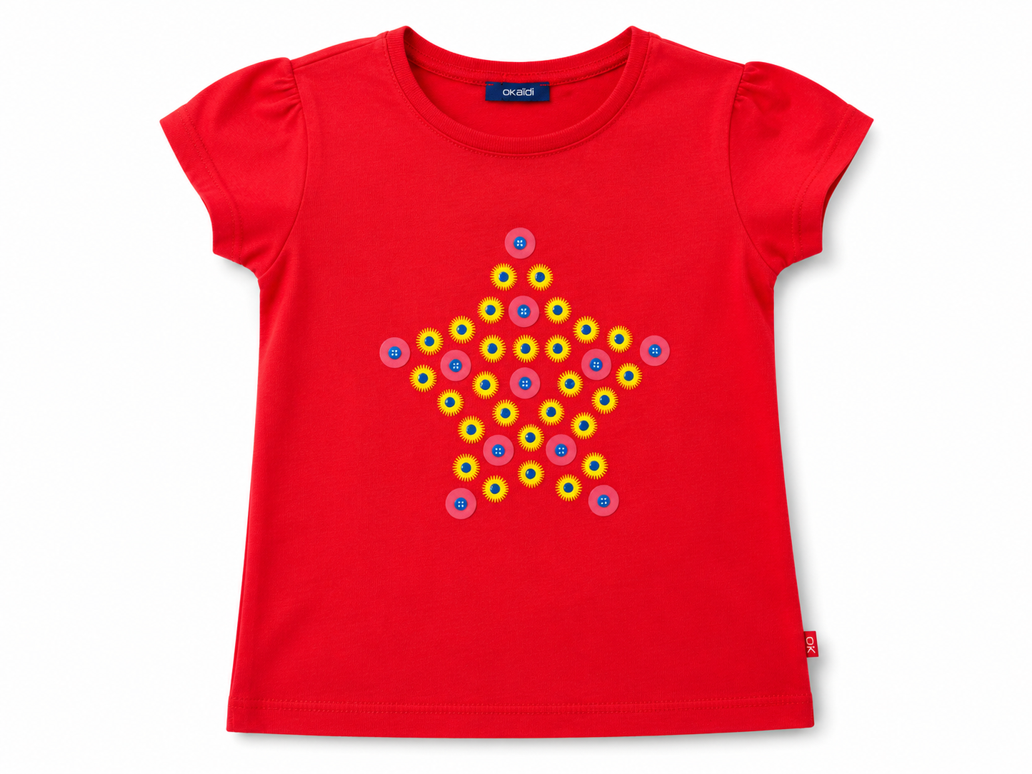 Al Minhas Collection Star Graphic T-Shirt Red Girls